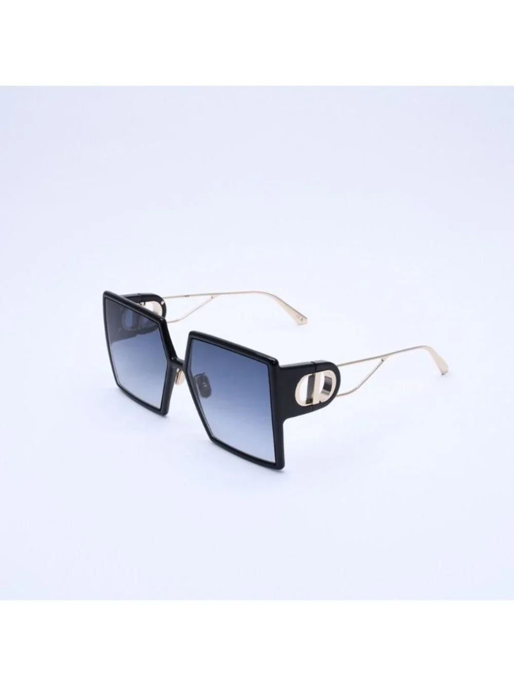 Dior Square Frame Sunglasses 58 15 Eyewear Gold